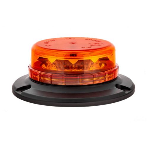 LAP Electrical LPB050A 3 Bolt 12/24v Amber R65 Low-Profile LED Beacon PN: LPB050A