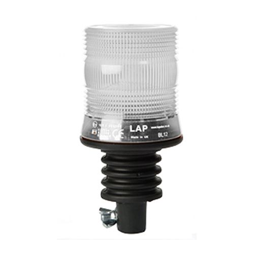 LAP Electrical LKB040C Flexi-DIN 12/24v Clear / Amber R65 LED Beacon PN: LKB040C