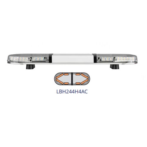 LAP Electrical LBH244H4AC Hurricane 610mm 12/24V R65 Amber TITAN Lightbar PN: LBH244H4AC