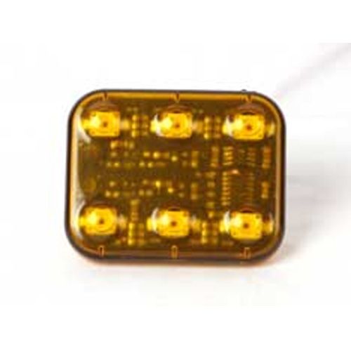 Vision Alert 100.569 24v Amber 6 head LED cube Amber PN: 100.569