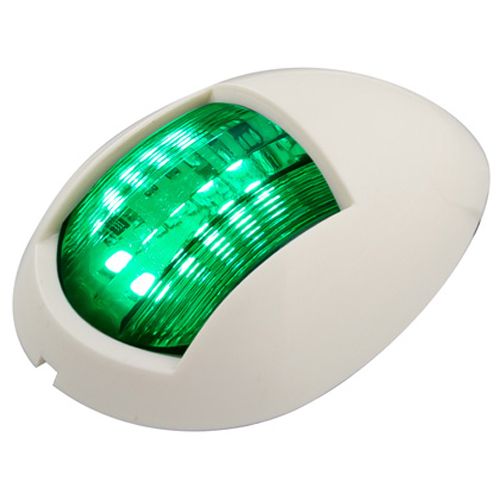 LED Autolamps 52WG LED Starboard White Bezel PN: 52WG
