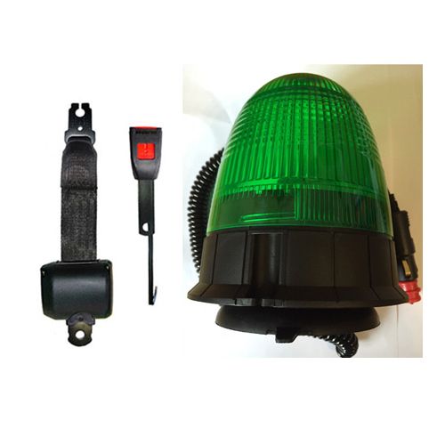 LMB020g.kit Electric Seat Belt & Green LED Magnetic Beacon PN: LMB020g.kit