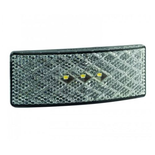 LED Autolamps EU38BWM 12/24V Low-Profile Side Marker Lamp (Black) PN: EU38BWM