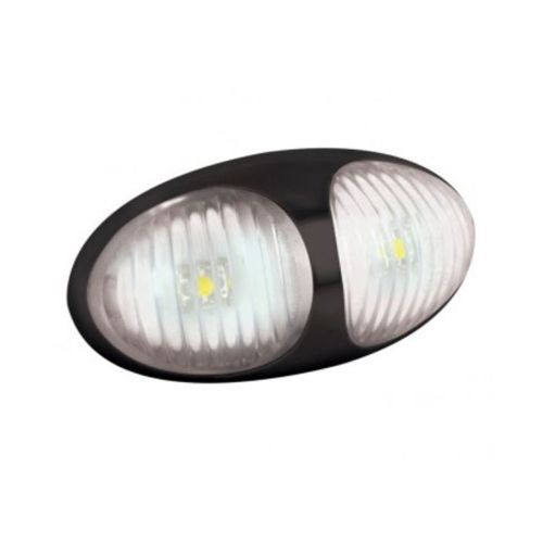 LED Autolamps 37WM 12/24V Front Marker Lamp – Black Housing PN: 37WM