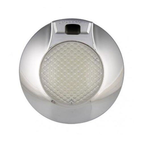 LED Autolamps 143ILC12 12V Round Interior – On/Door/Off Switch – Chrome PN: 143ILC12