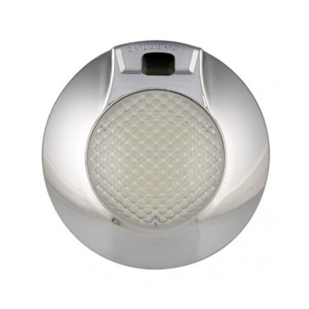 LED Autolamps 143ILC24 24V Round Interior – On/Door/Off Switch – Chrome PN: 143ILC24