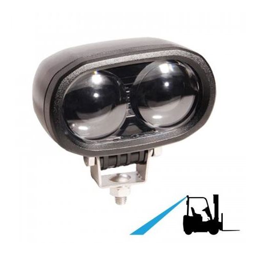 LED Autolamps 120BS6BM 10-80V Blue Forklift Safety Spot Lamp PN: 120BS6BM