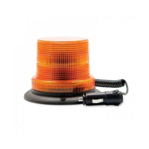 LED Autolamps 128AMM 12-48V Compact Amber Warning Beacon - Magnetic Mount PN: 128AMM
