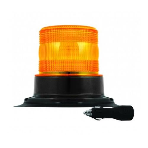 LED Autolamps EQPR65ABM-MM 10-30V R65 Amber LED Warning Beacon - Magnetic Suction Mount PN: EQPR65ABM-MM