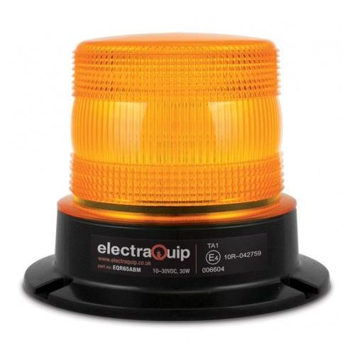 LED Autolamps EQR65ABM 10-30V R65 Amber LED Warning Beacon - 3 Bolt PN: EQR65ABM