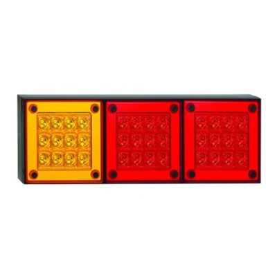 LED Autolamps 12/24V 280 Series Rear Combination Lamp PN: 280ARRM