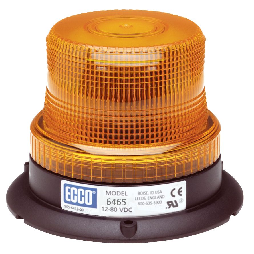 Vision Alert 6465a Three Bolt Fixing Amber Industrial Beacon PN: 6465a