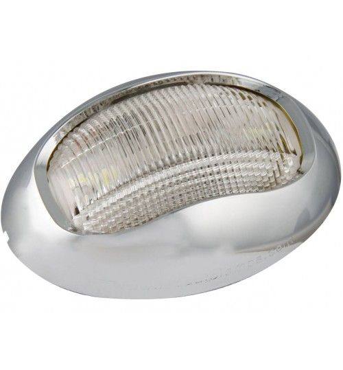 LED Autolamps 52CW LED Stern Chome Bezel PN: 52CW