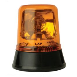 LAP Electrical LAP254 12v 3 Bolt Amber Rotating Beacon PN: LAP254
