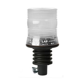LAP Electrical LKB040C Flexi-DIN 12/24v Clear / Amber R65 LED Beacon PN: LKB040C