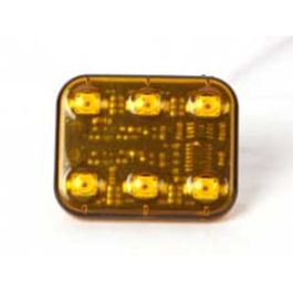 Vision Alert 100.568 12v Amber 6 head LED cube Amber PN: 100.568