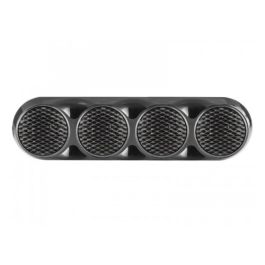 LED Autolamps 82 Series 12/24V Quad Combination Rear Lamp - Clear Lens - Black Bracket PN: 82BFWRACM