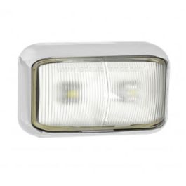 LED Autolamps 58CWME 12/24V Front Marker Lamp – Chrome Bracket PN: 58CWME 