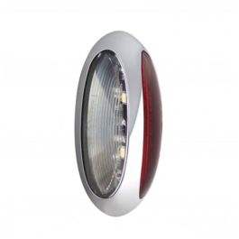 LED Autolamps 37CRWM Front Rear Marker Lamp - Chrome PN: 37CRWM