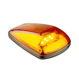 LED Autolamps 77AM2 12/24V Compact Category 6 Side Direction Indicator - Amber Lens (Twin Pack) PN: 77AM2 