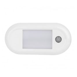 LED Autolamps 13614WM-SW 12/24V Touch Switch Medium Oval Interior Lamp PN: 13614WM-SW