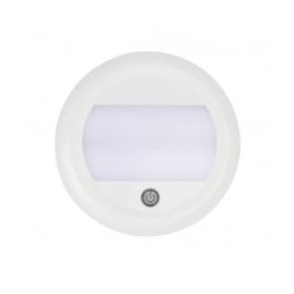LED Autolamps 13026WM-SW 12/24V Touch Switch Round Interior Lamp PN: 13026WM-SW