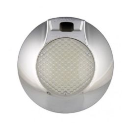 LED Autolamps 143ILC12 12V Round Interior – On/Door/Off Switch – Chrome PN: 143ILC12