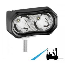 LED Autolamps 92B6BM 10-110V Blue Forklift Safety Spot Lamp PN: 92B6BM