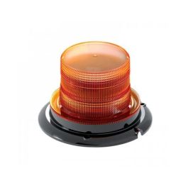 LED Autolamps EQ144R65AM 12-24V R65 Compact Amber Warning Beacon - Three-Bolt Mount PN: EQ144R65AM 