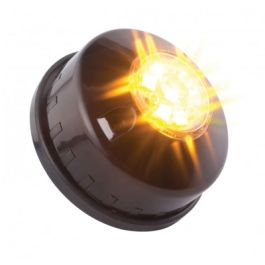 LED Autolamps HALED6DVA 12/24V Hideaway LED Warning Lamp - Amber PN: HALED6DVA 