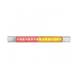 LED Autolamps 285CAR12 12V Compact Combination Rear Strip Lamp - Chrome PN: 285CAR12
