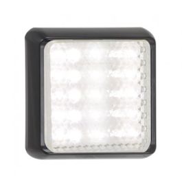 LED Autolamps 100WME 12/24V 100 Series Square Reverse Lamp – Black Bracket PN: 100WME