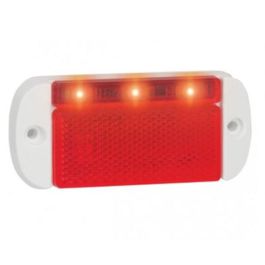 LED Autolamps 44WRME 12/24V Low-Profile Rear Marker – White Housing PN: 44WRME