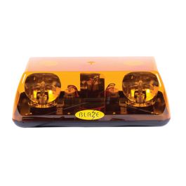 Vision Alert 701.001.Y Blaze 1 12v 1 Bolt Fixing Rotating Amber Mini lightbar PN: 701.001.Y