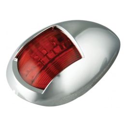 LED Autolamps 52CR LED Port Chrome Bezel PN: 52CR