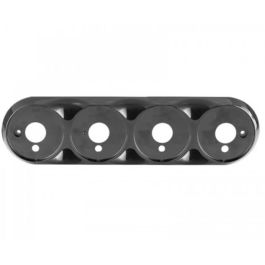 LED Autolamps 82B4B 82 Series Quad Bracket - Black PN: 82B4B