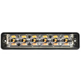 LED Autolamps SSLED6DVAR65 Slimline 12/24v 6 Mod LED Warning Lamp PN: SSLED6DVAR65